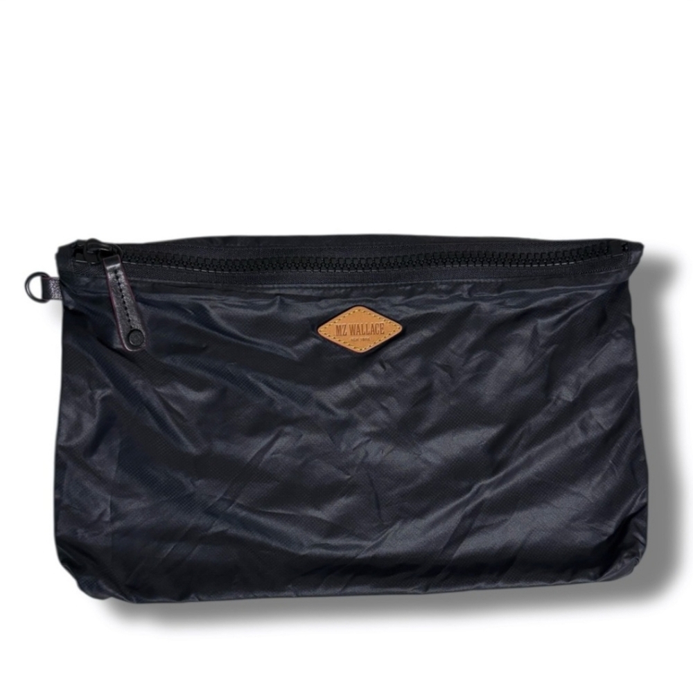 MZ WALLACE Black Nylon Zipper Pouch